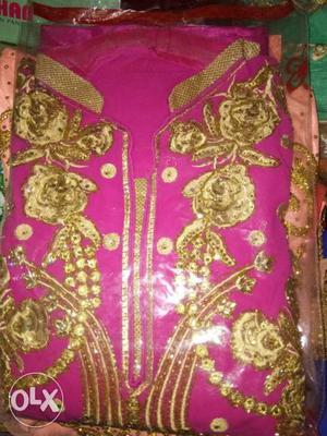 Pink And Brown Floral Dupatta Pack