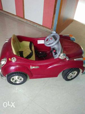 Red And Black Ride-on Toy Car