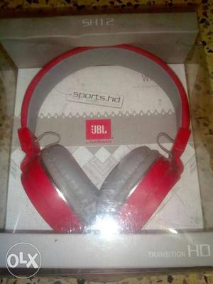 Red JBL Wireless Headphones