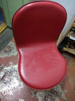 Red Leather Padded Chair