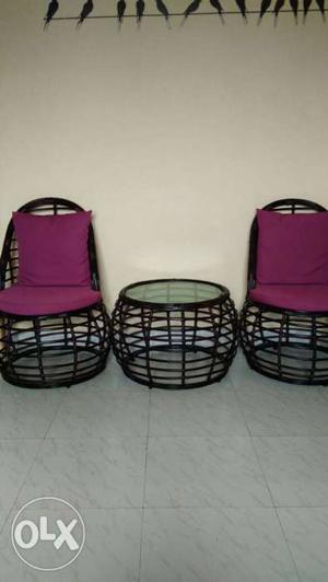 Wooden chairs set only 3 months use