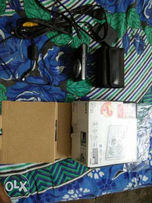 Black Compact Camera With Box
