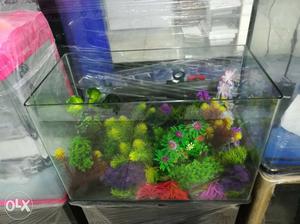Extra Clear Aquarium with stand. Box pack