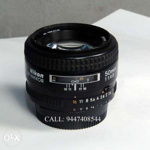 Good condition NIKON 50 mm D af 1:1.4 mm portrait lens