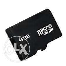 Micro sd card 4gb good condition. Memory Card