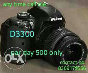 Nikon dslr D only for rent