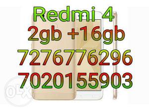 Redmi 4 boxpack(pack piece ahe) All Mi Handsets available