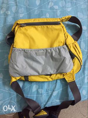 Yellow color baby bag in very good