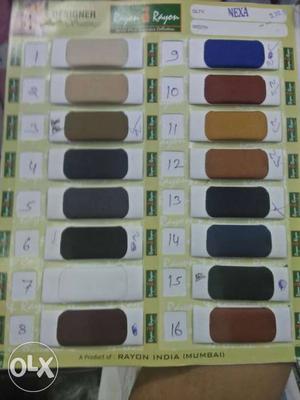 All colours for coat pant.. it's only cloth 3.60