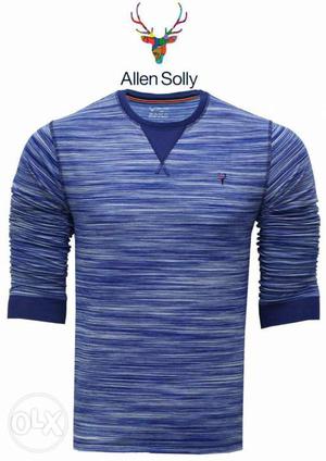 Allen Solly Men’s Y/D Stripes Full Sleeve Tees