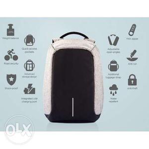 Anti theft USB Charging Smart Backpack