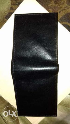 Brand New Leather Mini Wallet Black Colour.