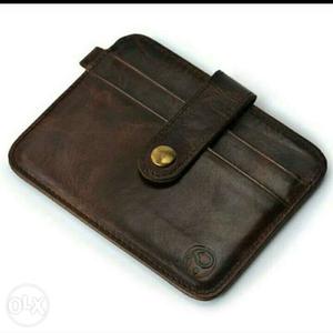 Brown leather wallet for 300 best quality fixed