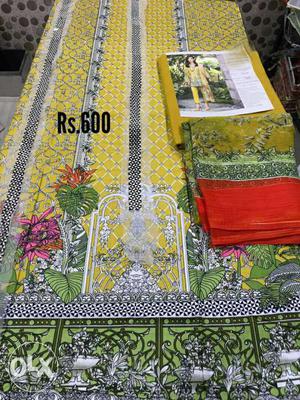 Cotton dress material for sale