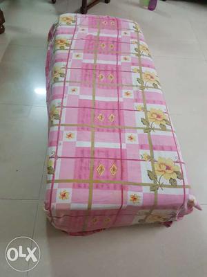 King size foldable coir mattress with 2 covers