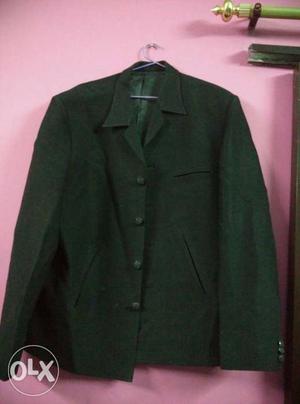 Plain black black blazer coat in good quality