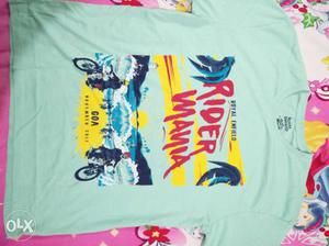 Royal Enfield Rider Mania Tshirt up for sale 40% discount