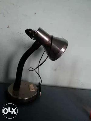 Silver Gooseneck Desk Lamp