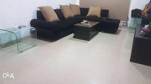 Sofa set with cusions n center table