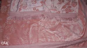Velvet double bed sheet with pillow cover
