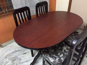 Wooden Dining Table And Chair Set