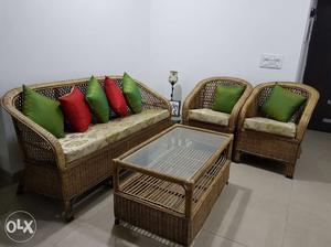 Bamboo Sofa Set 3+1+1 Seater