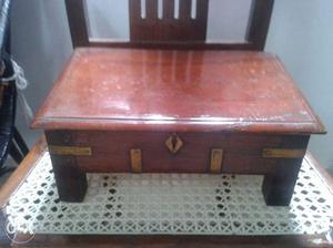 Beautiful wooden cash box(Rose wood) with