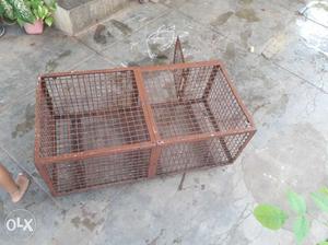 Brown Framed Humane Cage