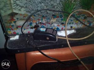 Fish tank for sale including motor stones and