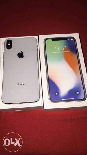 Iphone x 64gb with insurance