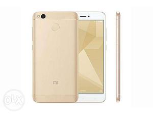 Redmi4 new seal paked gold and black