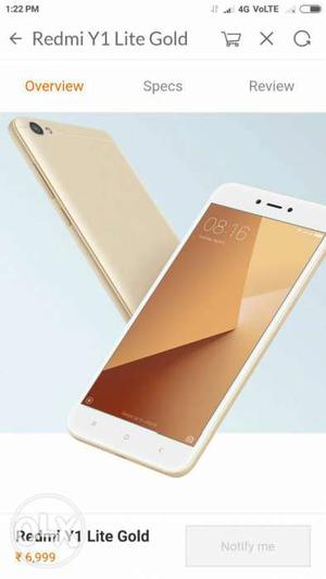 Seal packed new Redmi Y1 16GB