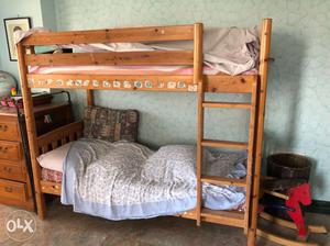 Solid wood bunk bed... excellent condition.