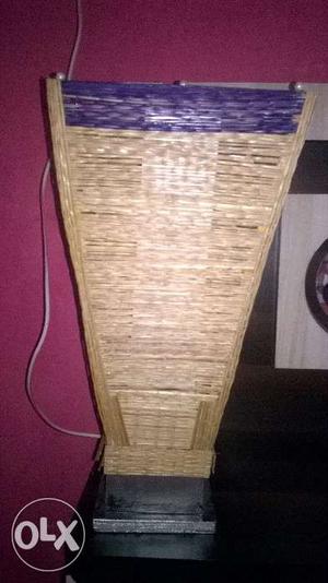 Wooden based table lamp