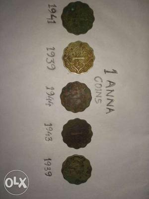 1 Anna Coins, Price can be negotiated, buyers will get