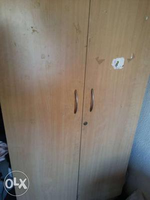 A double door wardrobe in good condition. Urgent