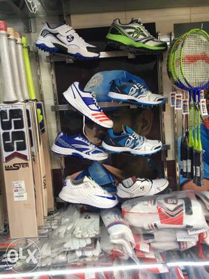 All kind of sports equipments available