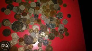 All types old coin Indian and foreign any body