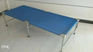 Blue And Gray Folding Bed