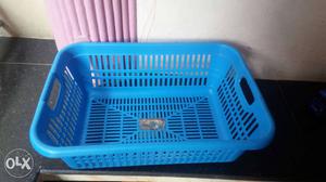 Blue Plastic Dish Rack (10 ps available) each 125