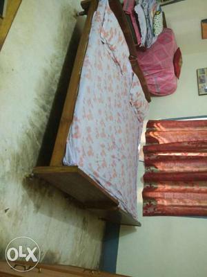Double bed with coir mattress