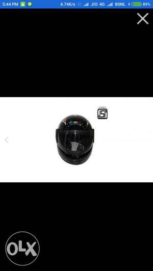 Droom Brand new Helmet Black Colour 2 Pieces