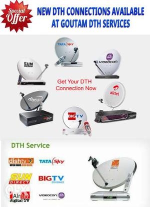 Dth Offer Sale**New Dth Connections from Just rs