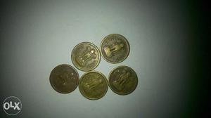 Five Bronze Coins