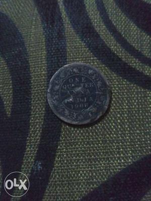 King adward  British Indian coin colcatta