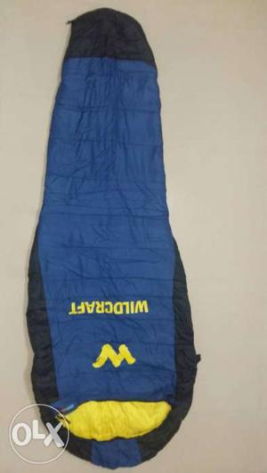 New Sleeping Bag. Blue And Black Wildcraft Bed. Bag not