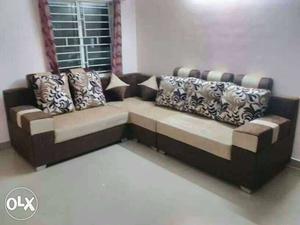 New design L shape sofa set for sale in just