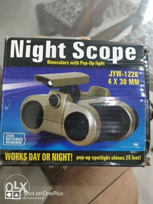 Night scope binoculars unused.