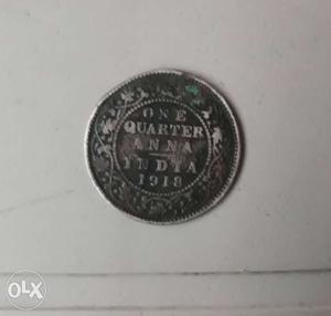 One Quarter India Anna Coin