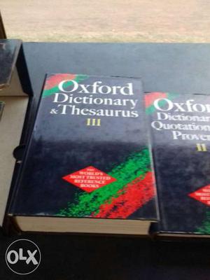 Oxford Dictionary & Thesaurus Hardbound Book